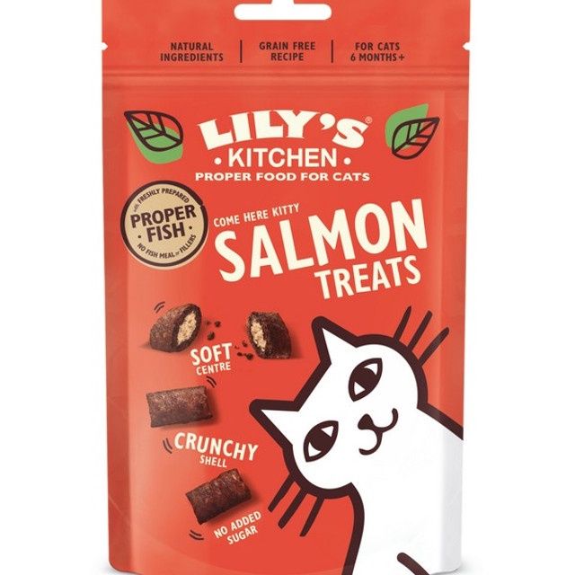 Lilys Kitchen Salmon Cat Treats 60g