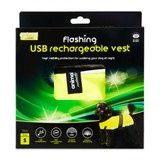 Animal Instincts Flashing USB Reflective Vest Small