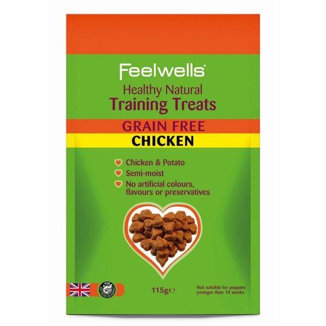 Feelwells Training Treats Grain Free 115g