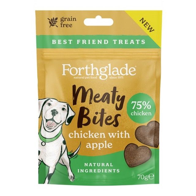 Forthglade Meaty Bites Chicken with Apple 70g