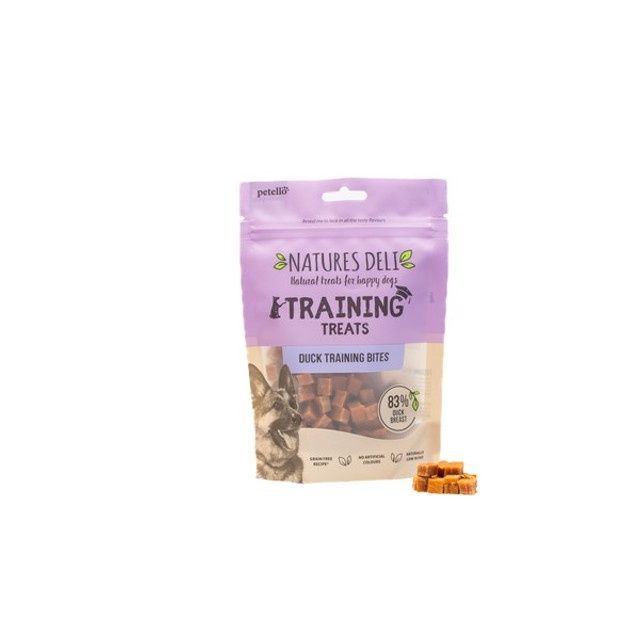Natures Deli Training Duck Bites 100g