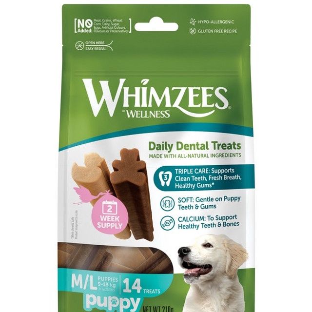 Whimzees Puppy M/L 14 Pack