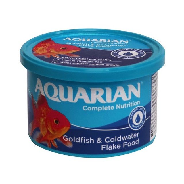 Aquarian Goldfish &amp; Cold Water Flakes 50g