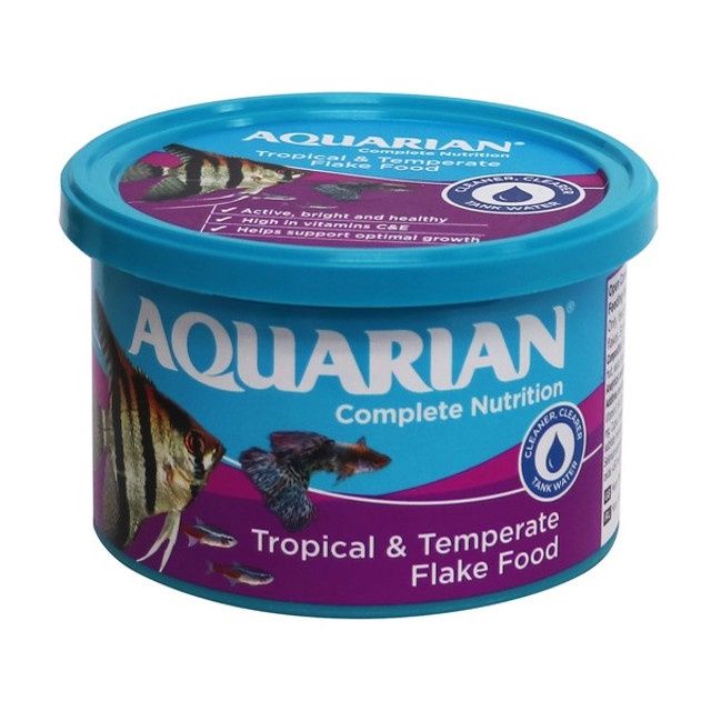 Aquarian Tropical &amp; Temperate Fish Flakes 50g