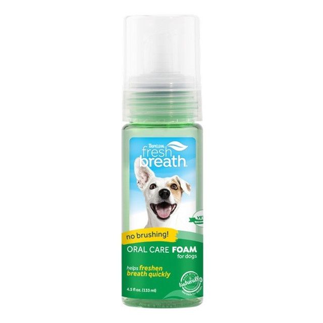 Tropiclean Fresh Breath Mint Foam 4.5oz