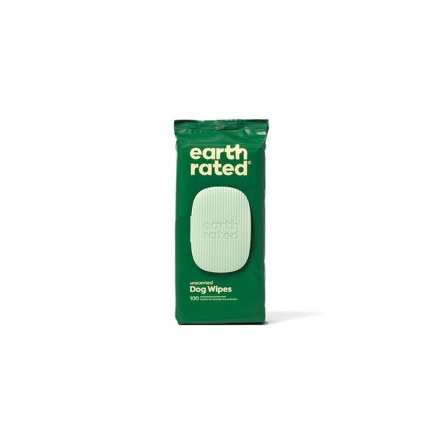 Earth Rated Pet Grooming Wipes 100 Unscented
