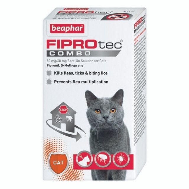 Beaphar Fiprotec Combo Cat 3 Pipettes