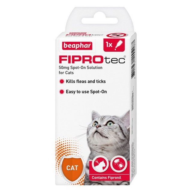 Beaphar Fiprotec Spot On Cat 50mg (1 Pipette)