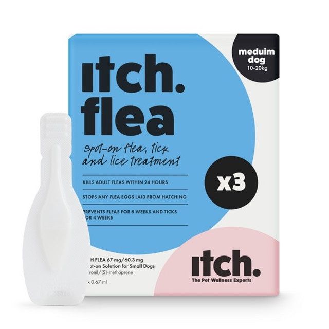Itch Flea Spot On for Dogs 10-20kg