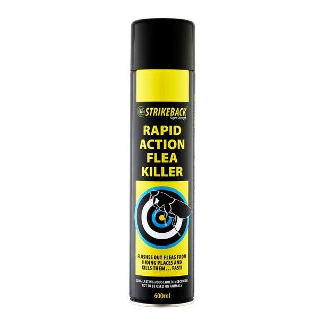 Strikeback Rapid Action Flea Spray 600ml Strikeback Rapid Action Flea Spray 600ml