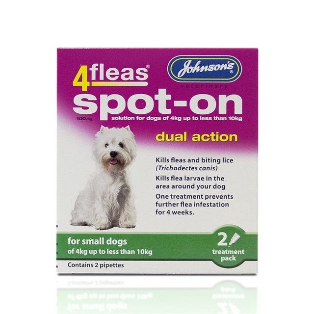 JVP 4Fleas Spot On Small Dogs 4-10kg