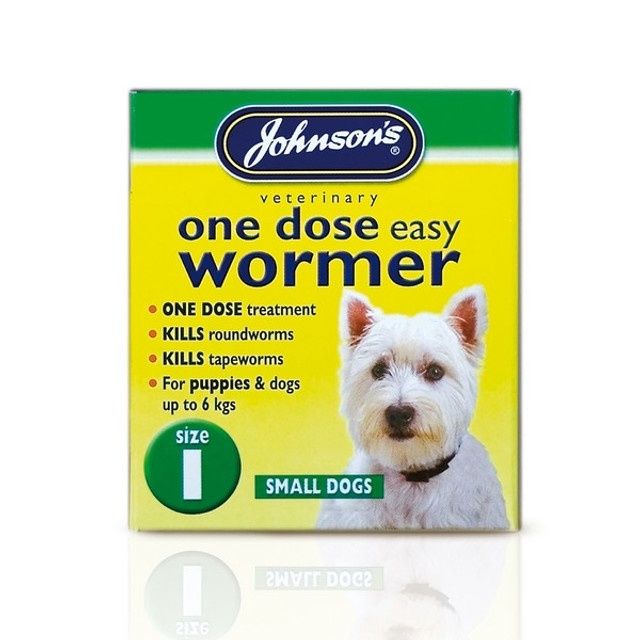 One Dose Wormer for Small Dogs Size 1