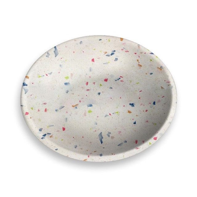 Tarhong Terrazzo Brights Pet Saucer