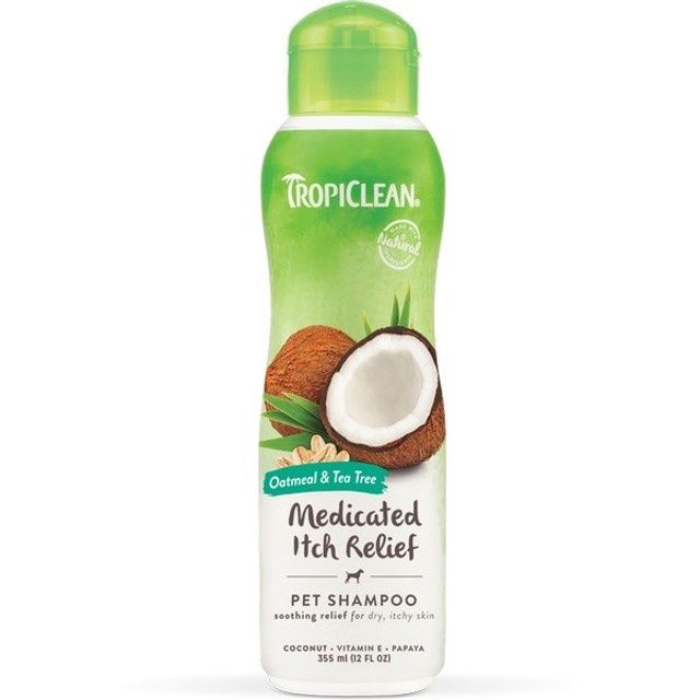 Tropiclean Shampoo Itch Relief Oatmeal &amp; Tea Tree 355ml