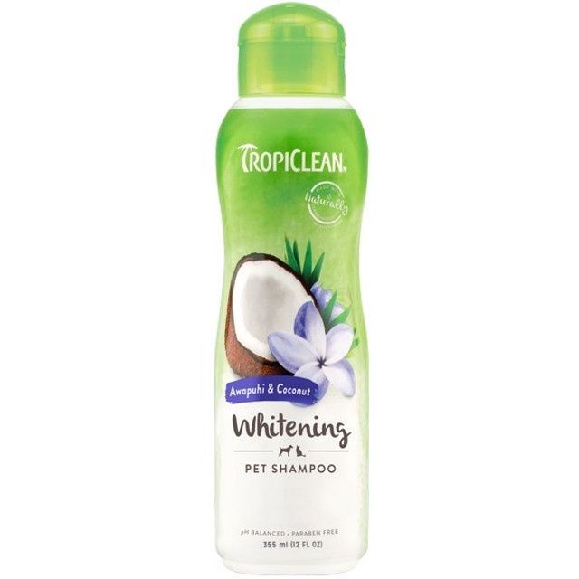 Tropiclean Shampoo Whitening Awapuhi &amp; Coconut 355ml