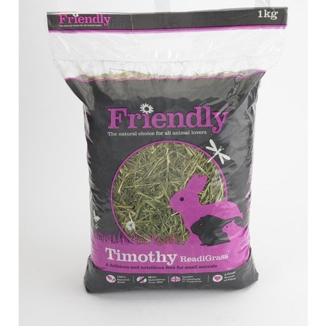 Friendly Timothy Readigrass For Small Animals 1kg