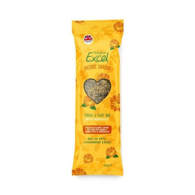 Burgess Excel Forage Feast Bar Marigold 60g