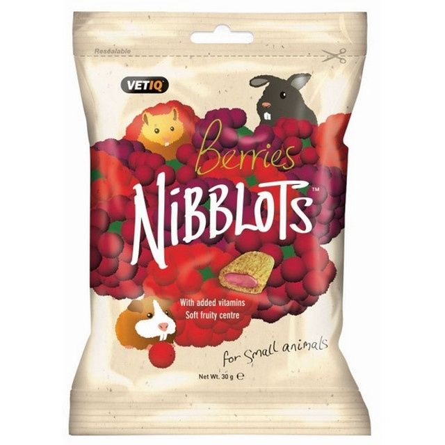 Vet Iq Small Animal Nibblots Berries 30g