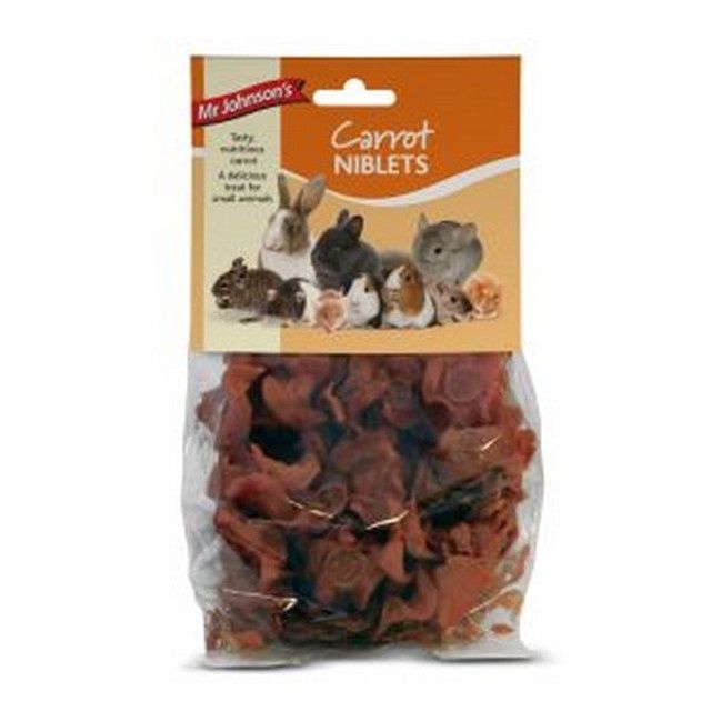 Mr Johnsons Small Animal Treat Carrot Niblets 80g