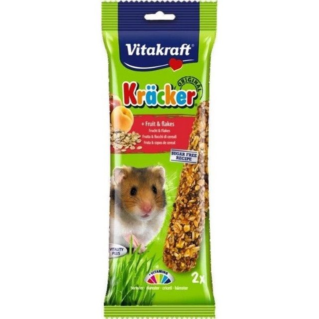 Vitakraft Kracker Hamster Fruit-flakes 2 Pack