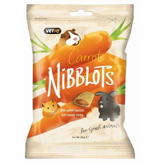 Vet Iq Small Animal Nibblots Carrot 30g