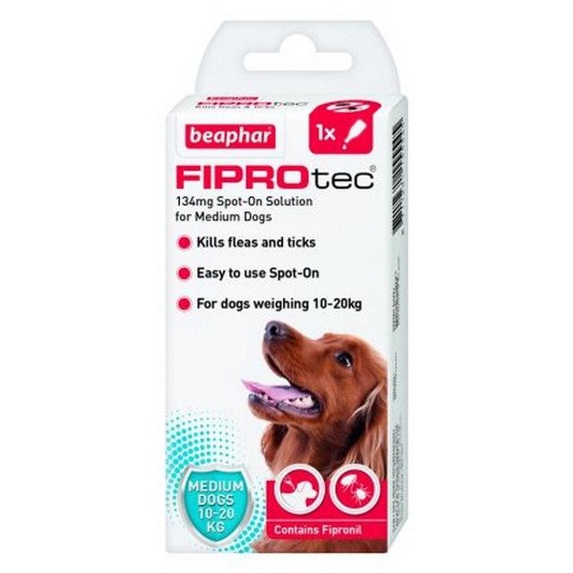 Beaphar Fiprotec Spot On Medium Dog (1 Pipette) Beaphar Fiprotec Spot On Medium Dog (1 Pipette)
