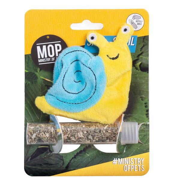 MOP Sam the Snail Catnip Toy