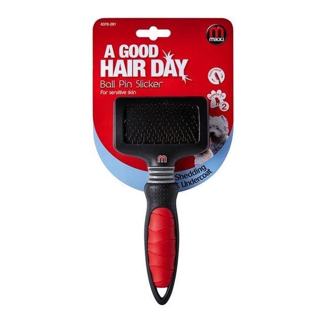 Mikki Ball Pin Slicker Brush Cat/Dog Small