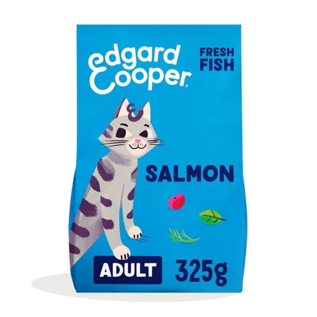 Edgard &amp; Cooper Cat Kibble Salmon 325g