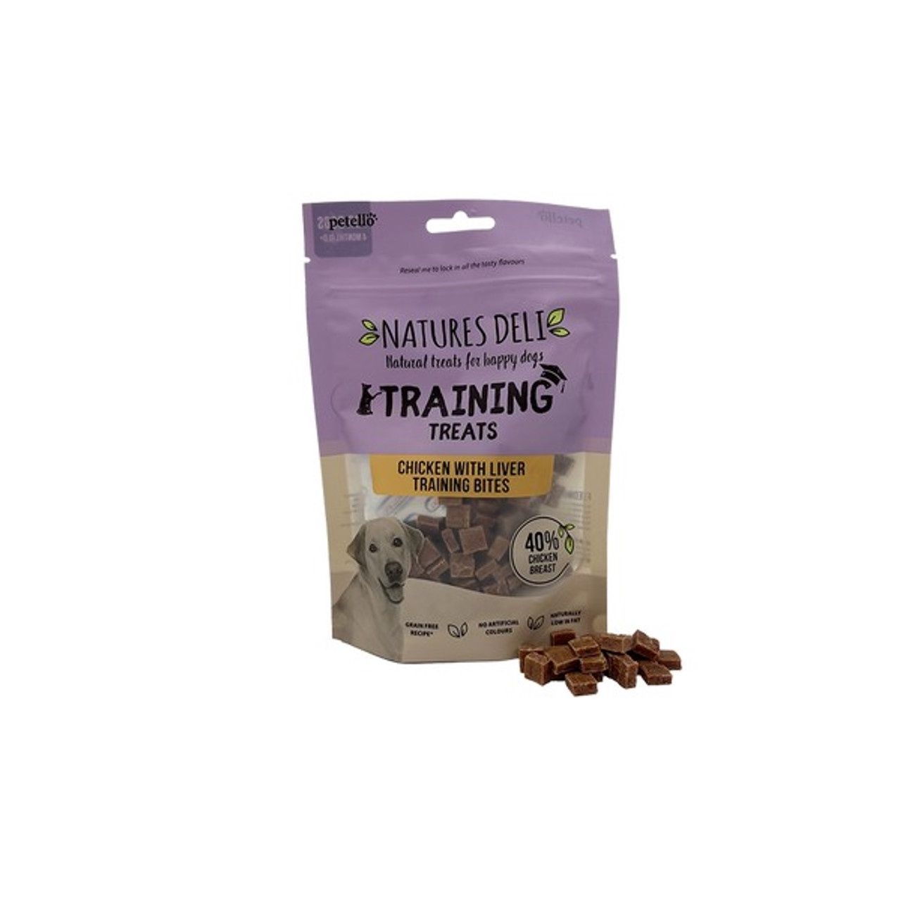 Natures Deli Training Bites Chicken with Liver 100g