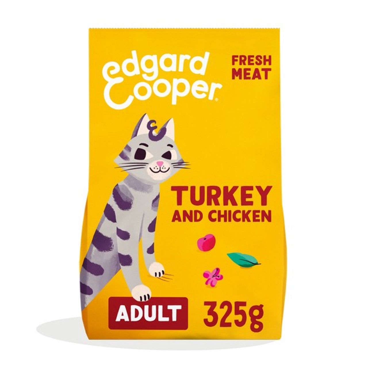 Edgard &amp; Cooper Cat Kibble Turkey/Chicken 325g
