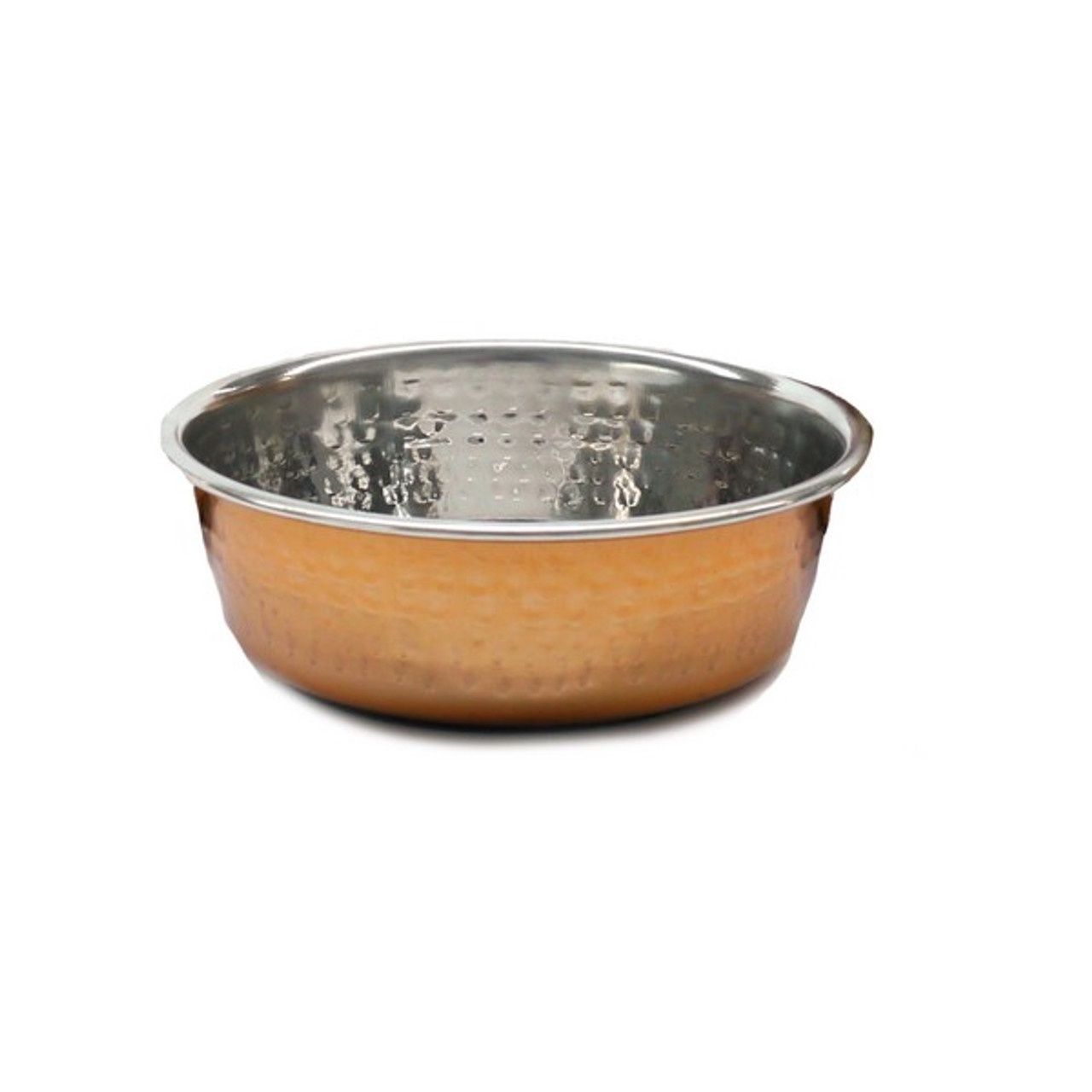 Rosewood Hammered Copper Pet Bowl 940ML
