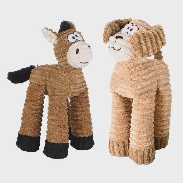 Ministry Of Pets Long Leg Corded Animal Toys Squeaker