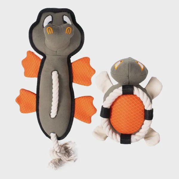 Ministry Of Pets Riverside Tough Canvas Toys Squeaker