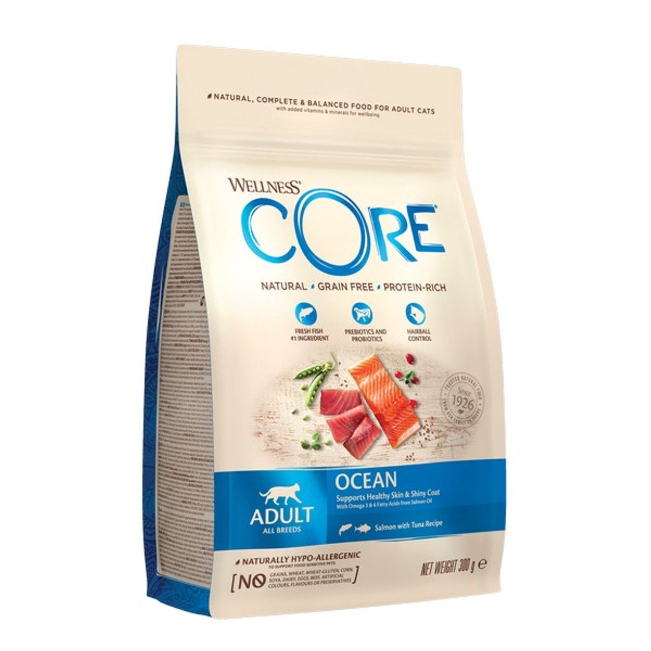 Wellness CORE Cat Dry Adult Ocean - Salmon with Tuna Recipe 300g