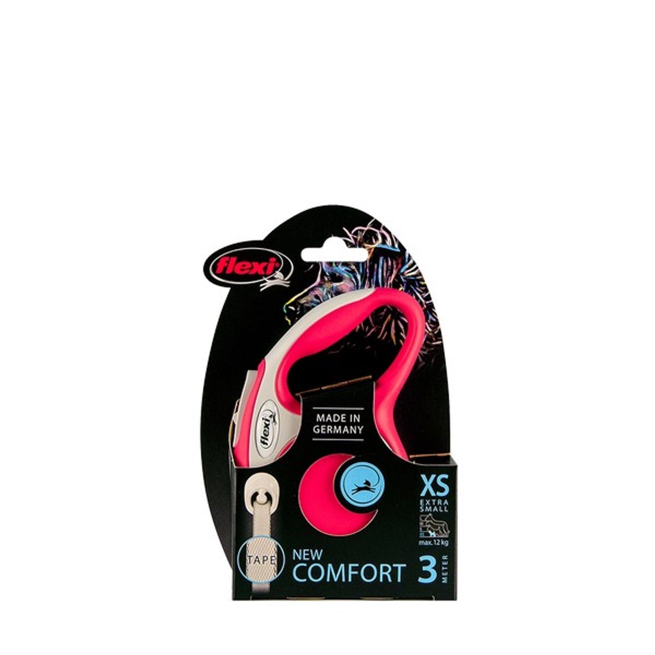 Flexi New Comfort XS Tape 3m Red