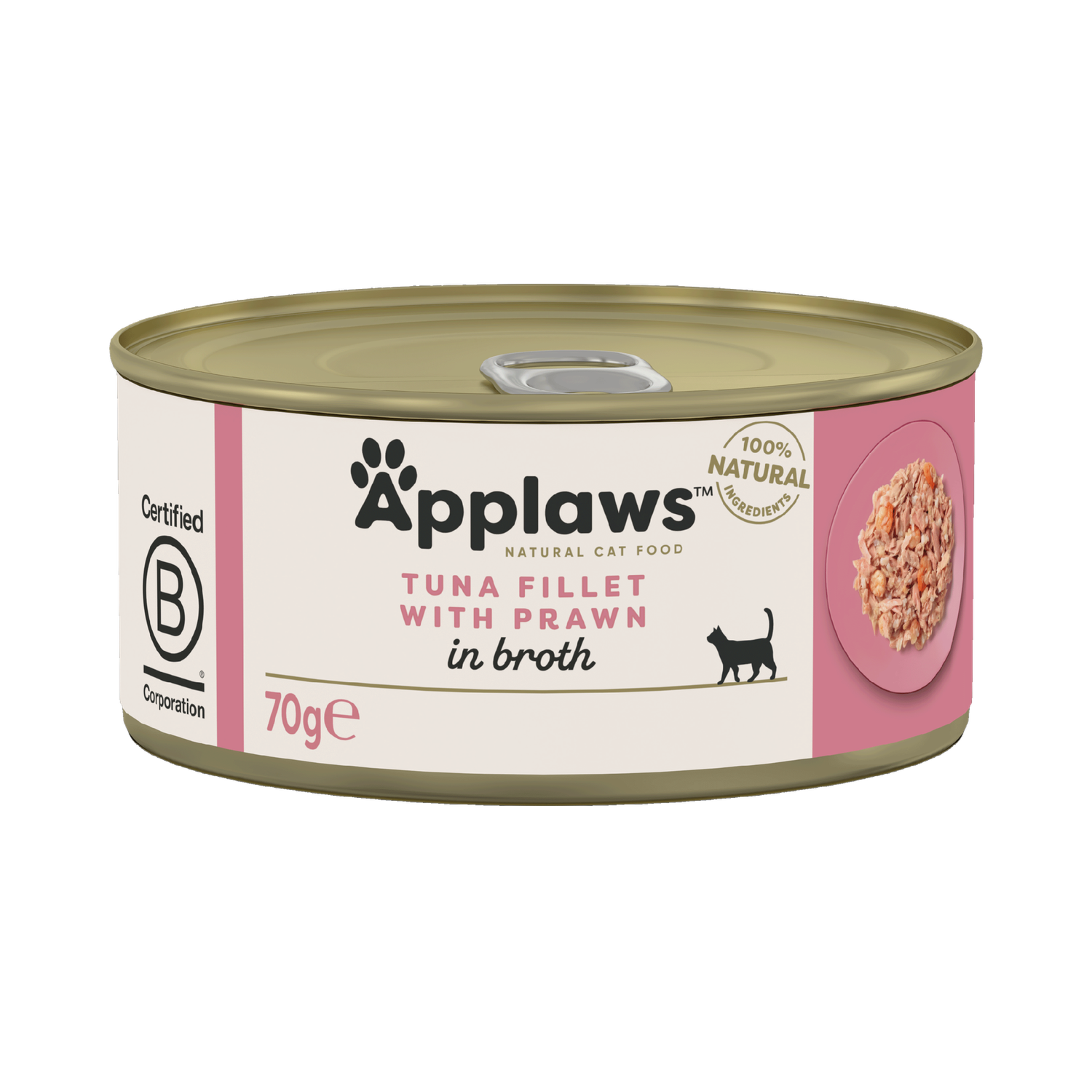Applaws Can Tuna Fillet with Prawn 70g