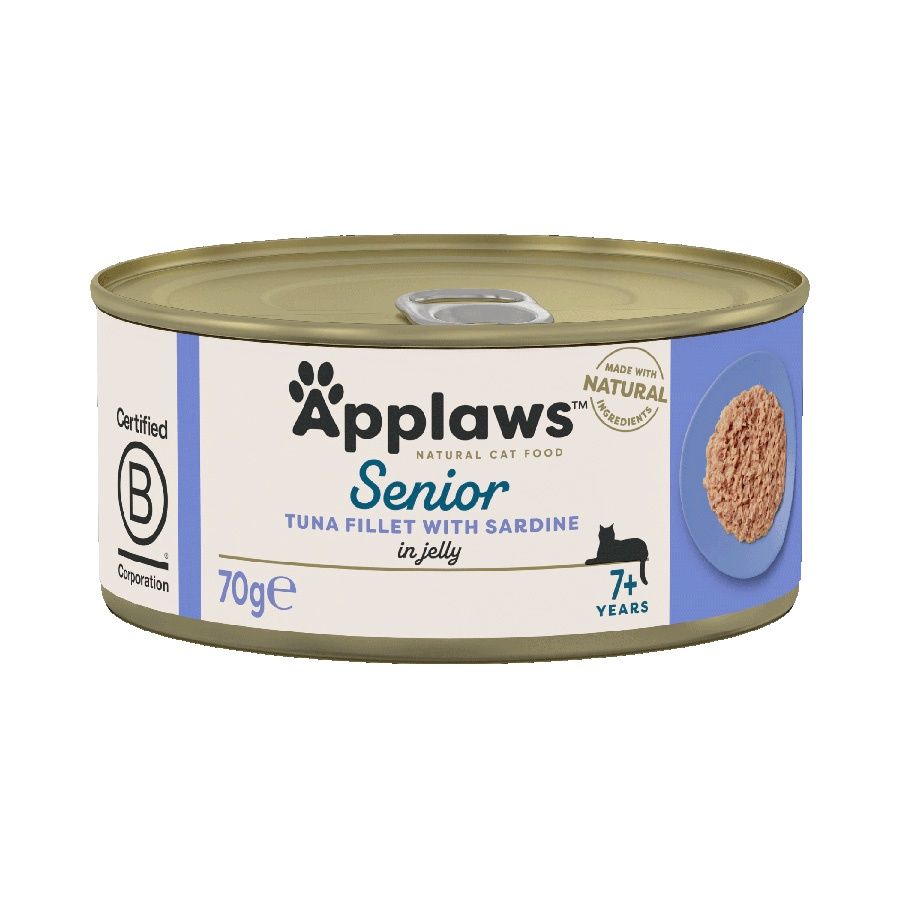 Applaws Senior Cat Tuna Fillet with Sardine 70g