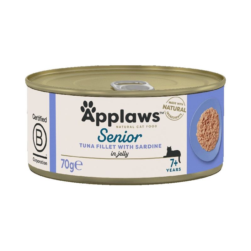 Applaws Senior Cat Tuna Fillet with Sardine 70g