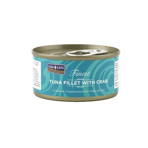 Fish4cats Can Tuna Fillet With Crab 70g