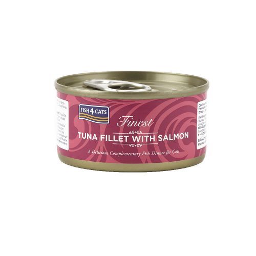 Fish4cats Can Tuna Fillet With Salmon 70g
