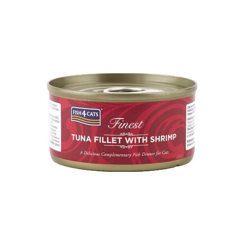 Fish4cats Can Tuna Fillet With Shrimp 70g