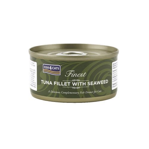 Fish4cats Can Tuna Fillet With Seaweed 70g