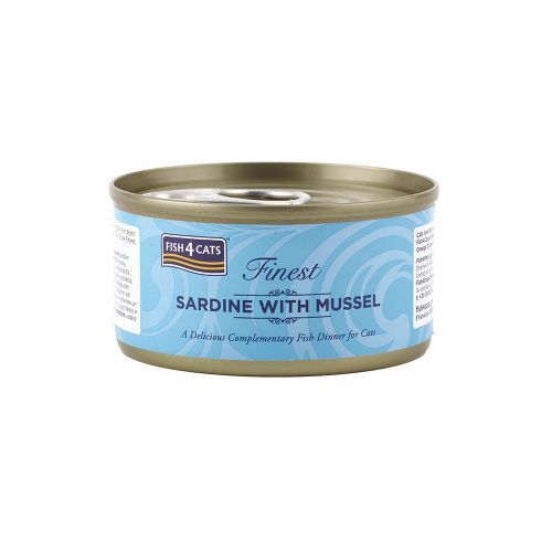 Fish4Cats Sardine with Mussel 70g