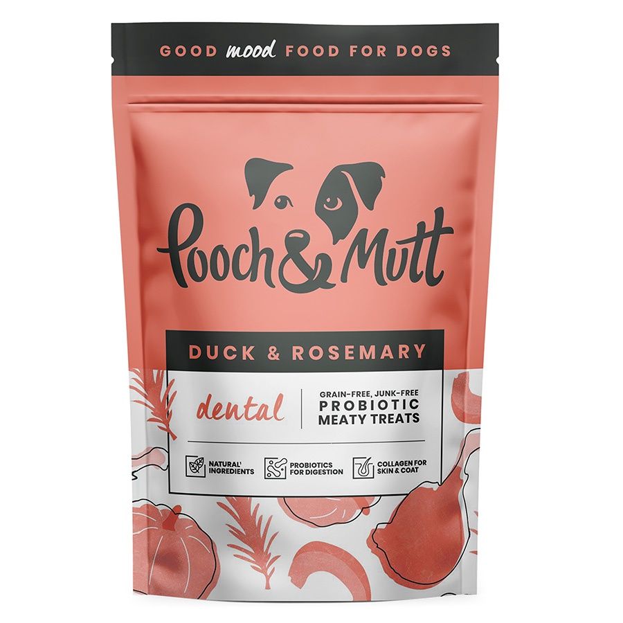 Pooch &amp; Mutt Duck Rosemary Dental Probiotic Treats