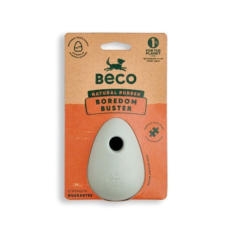 Beco Natural Rubber Boredom Buster Green