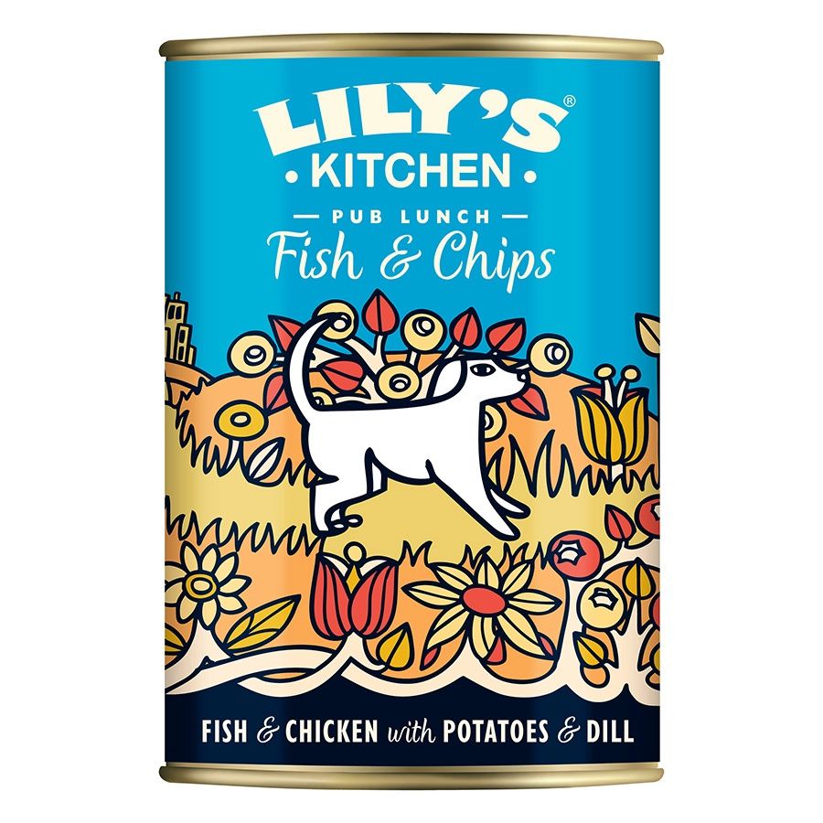 Lily&#39;s Kitchen Fish &amp; Chips 400g