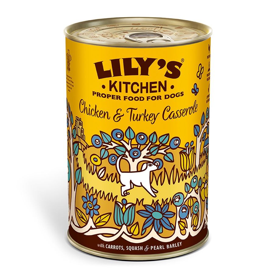 Lilys Kitchen - Chicken &amp; Turkey Casserole 400g