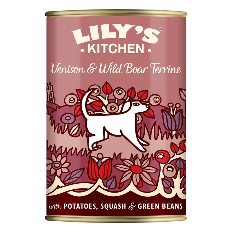 Lilys Kitchen - Venison &amp; Wild Boar Terrine 400g