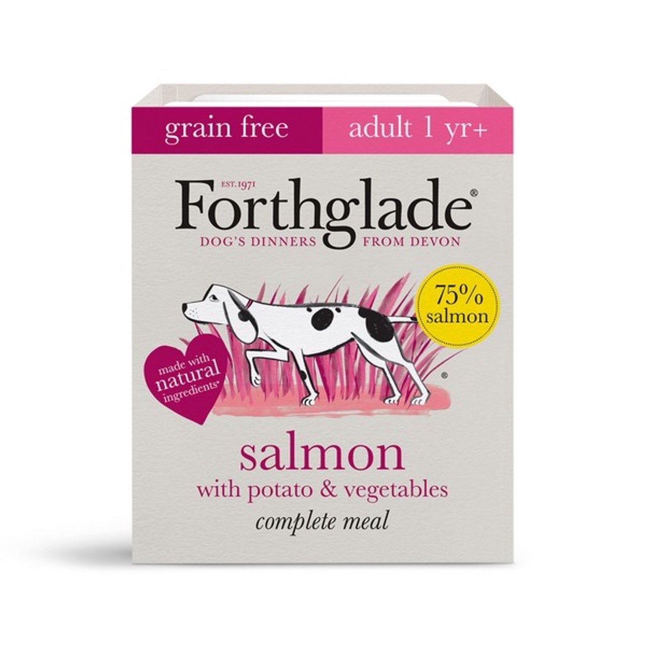 Forthglade Salmon Wet Food 395g
